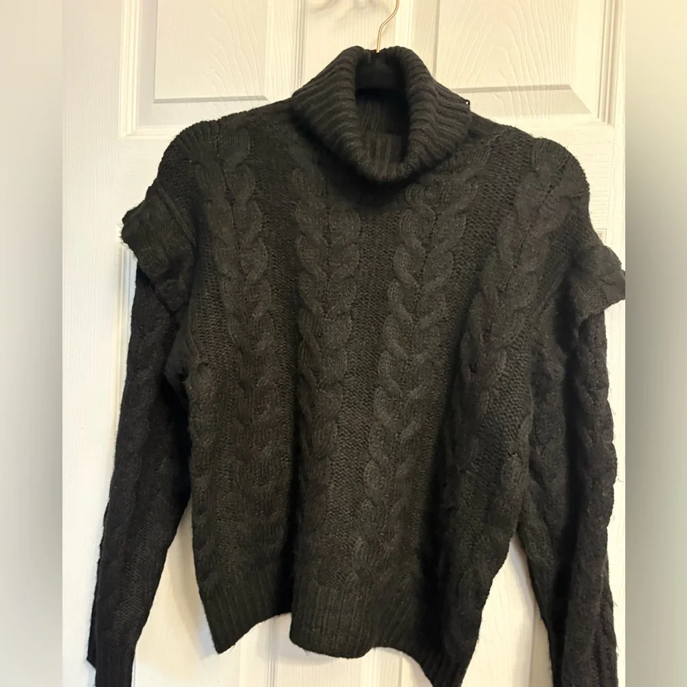 Joe’s Jeans Fuzzy Knit Sweater – Black | XS | New Without Tags